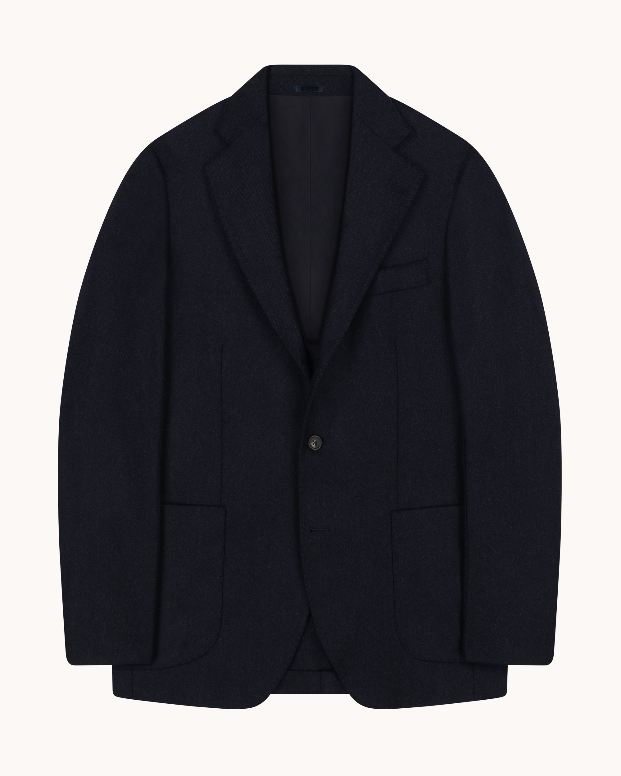 Sport Jacket - Navy Twill Wool Cashmere