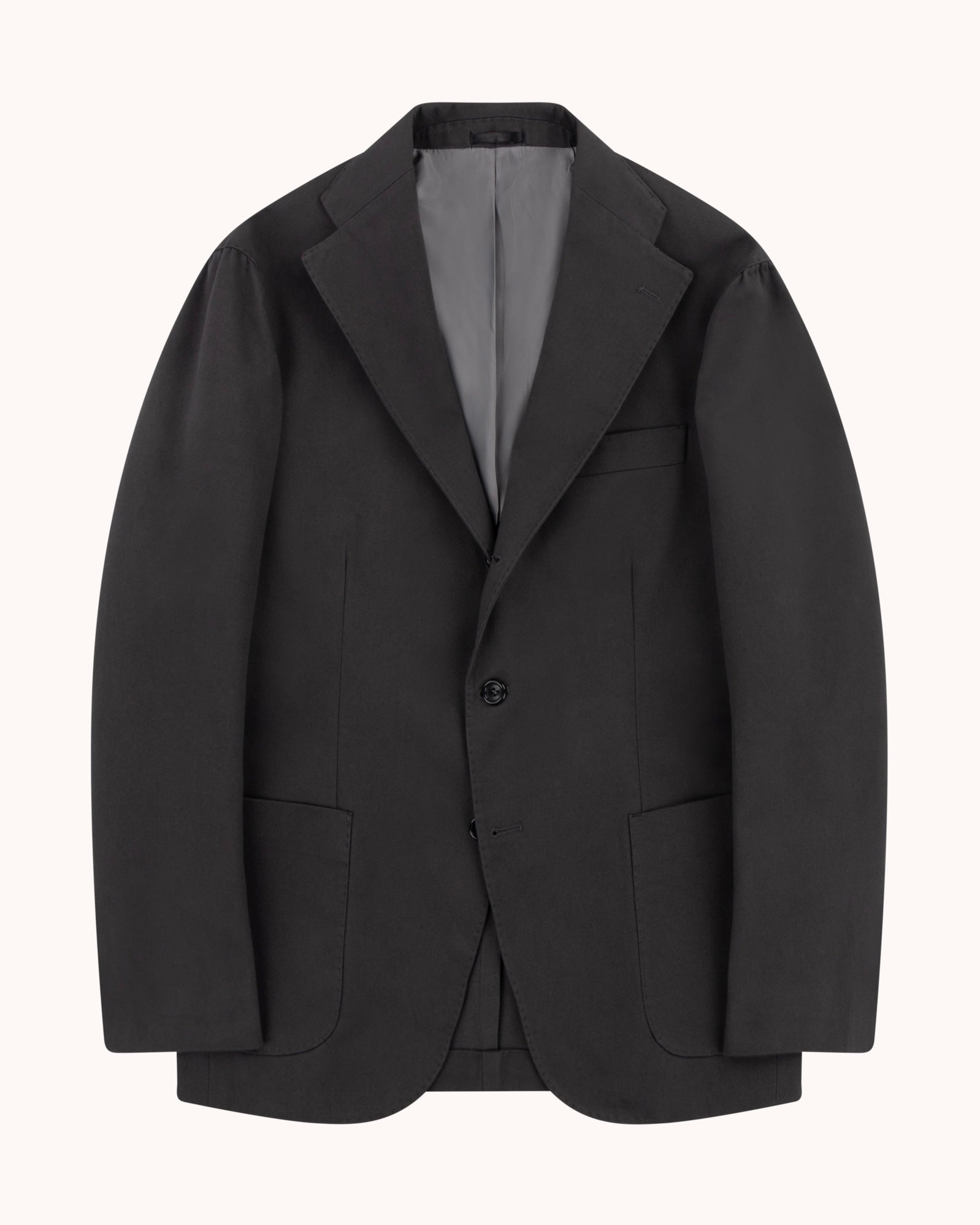 Sport Jacket - Charcoal Brushed Cotton