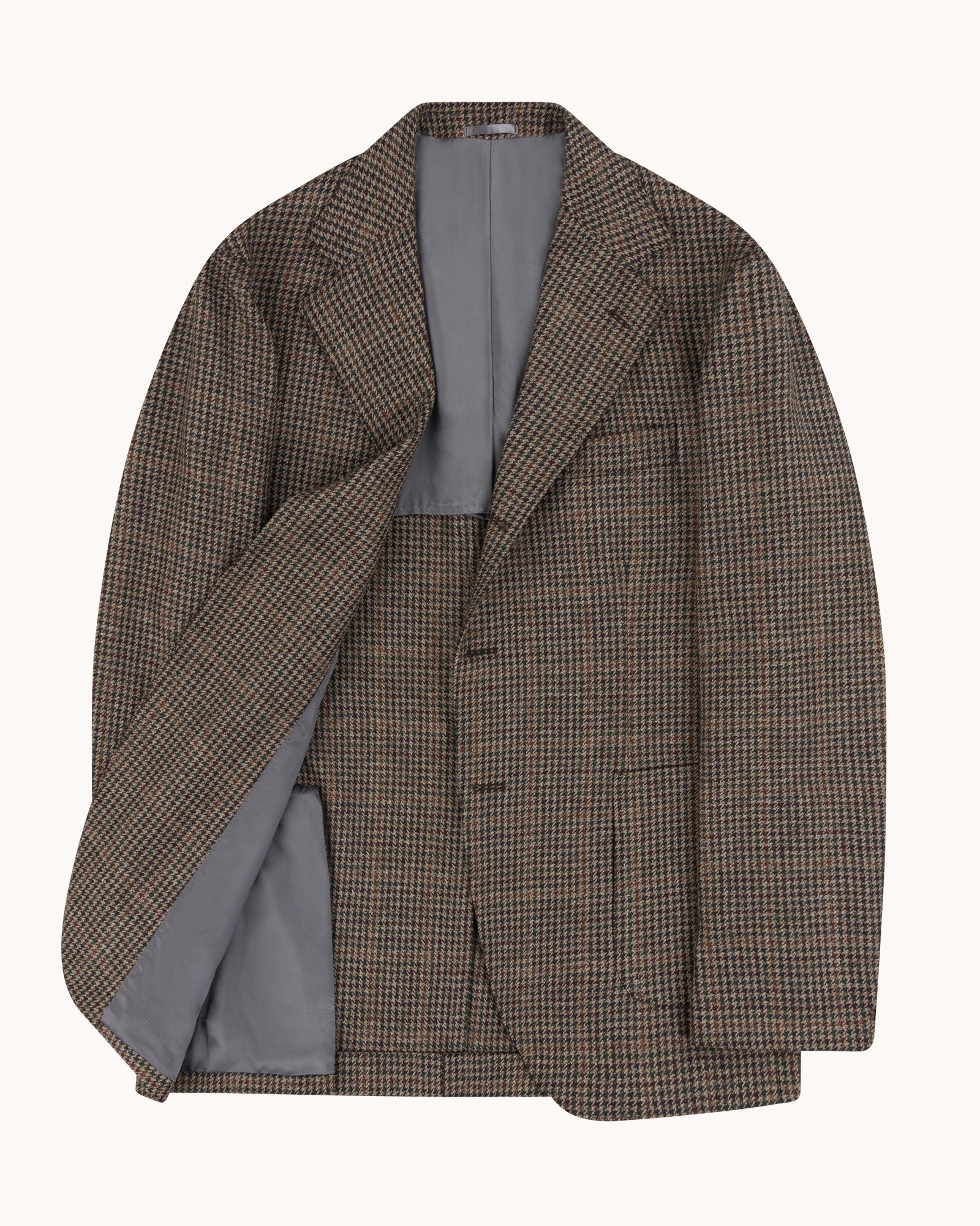 Sport Jacket - Brown Green Check Wool – Natalino