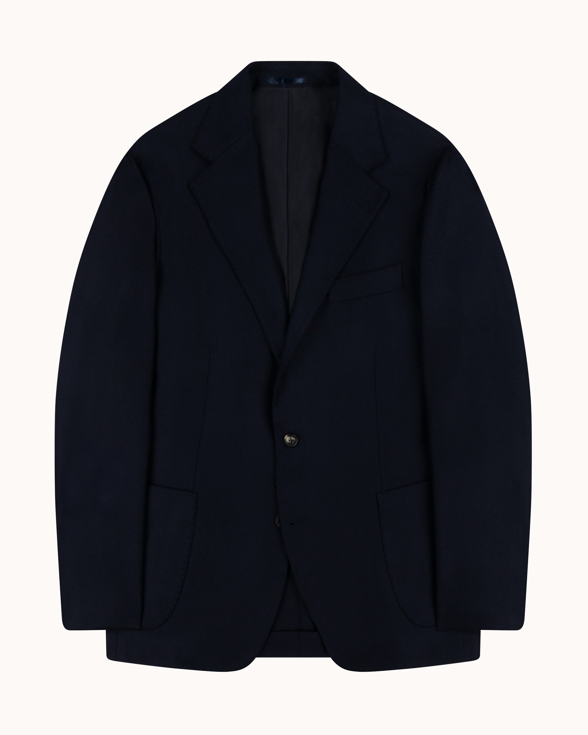 Sport Jacket - Navy Twill Wool