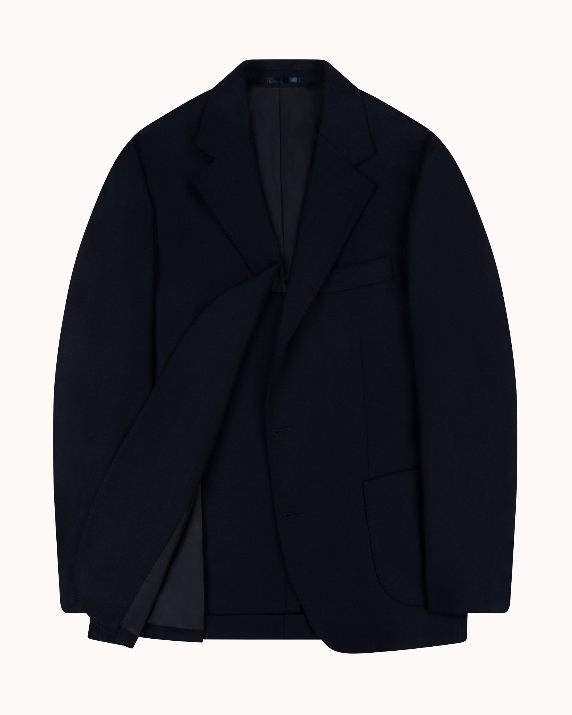 Sport Jacket - Navy Twill Wool
