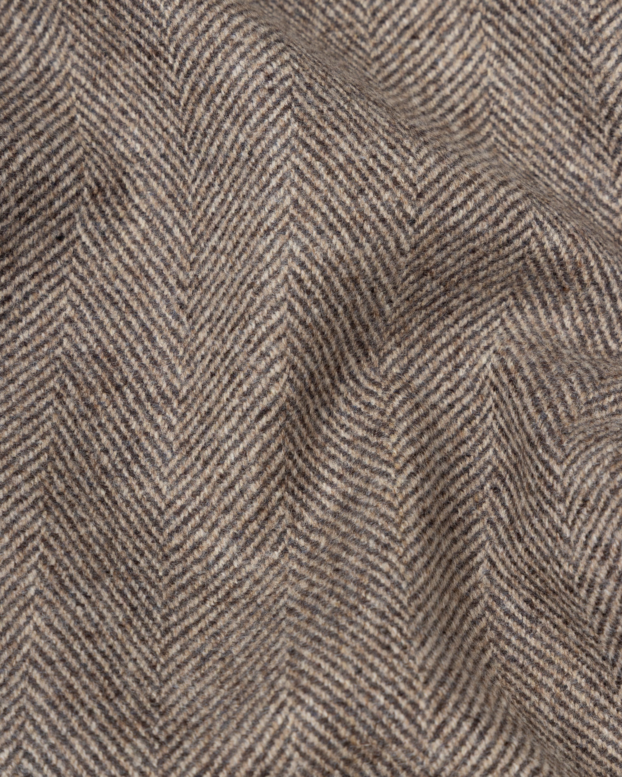 Sport Jacket - Taupe Herringbone Wool