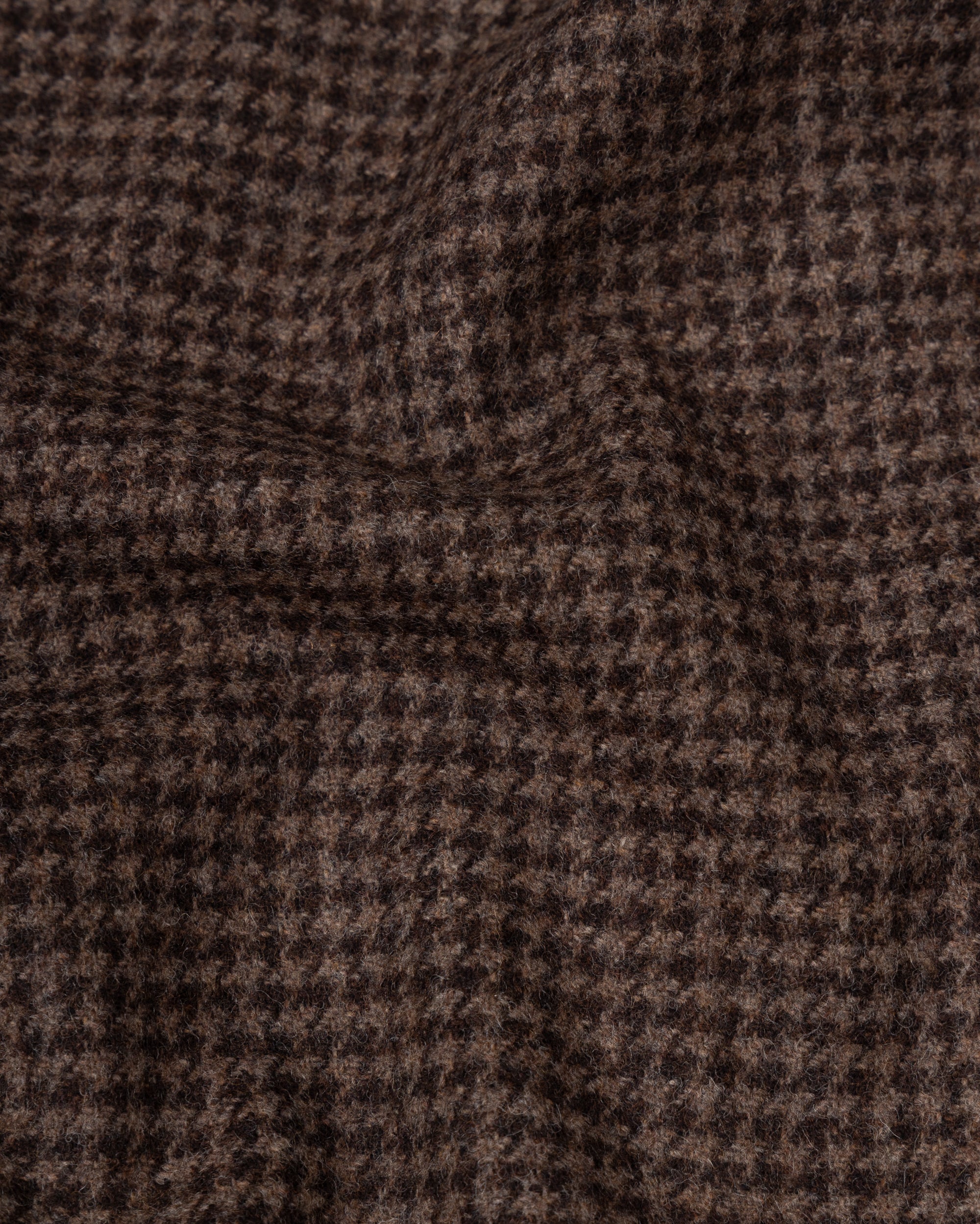 Sport Jacket - Brown Houndstooth Wool