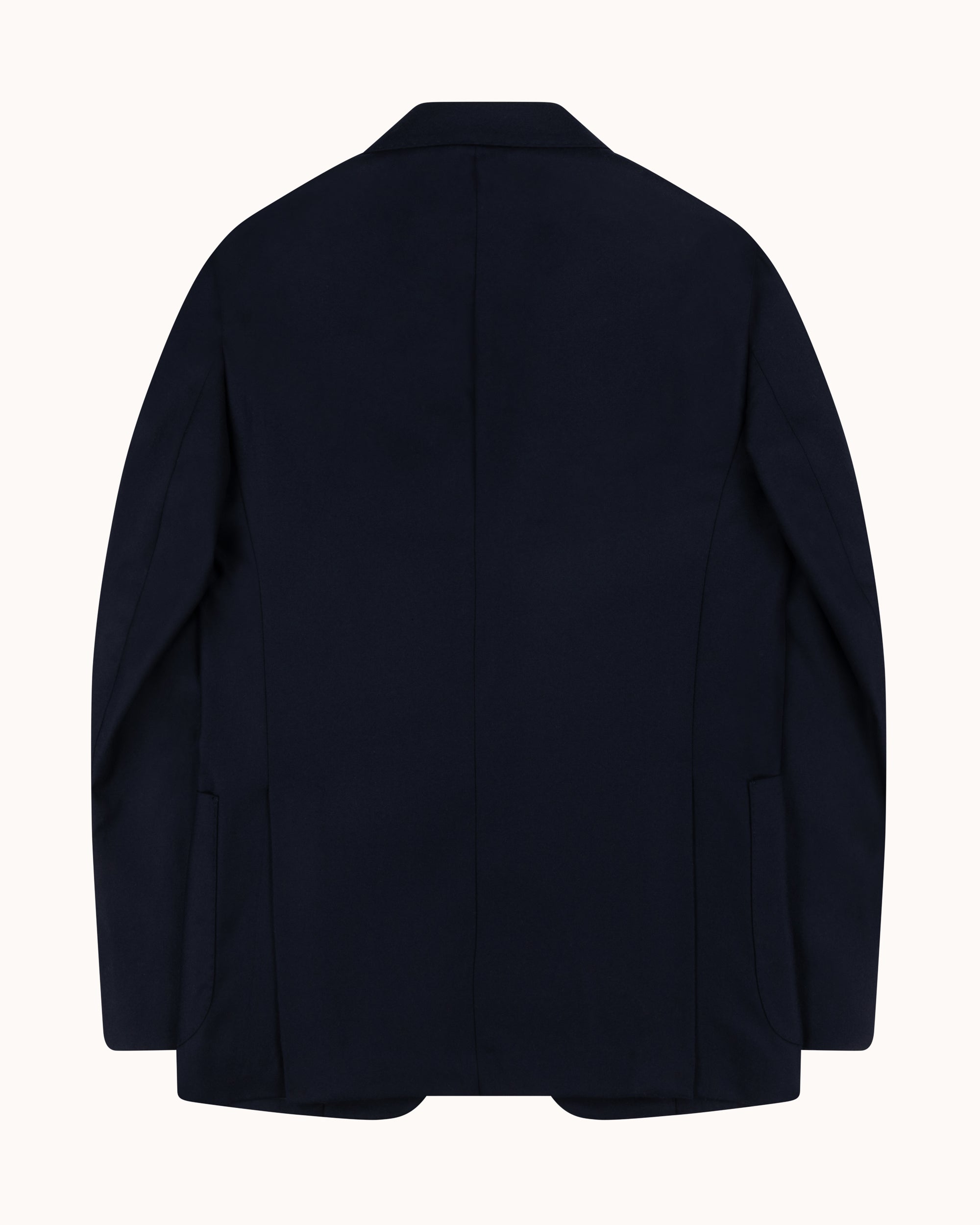 Sport Jacket - Navy Napped Twill Wool