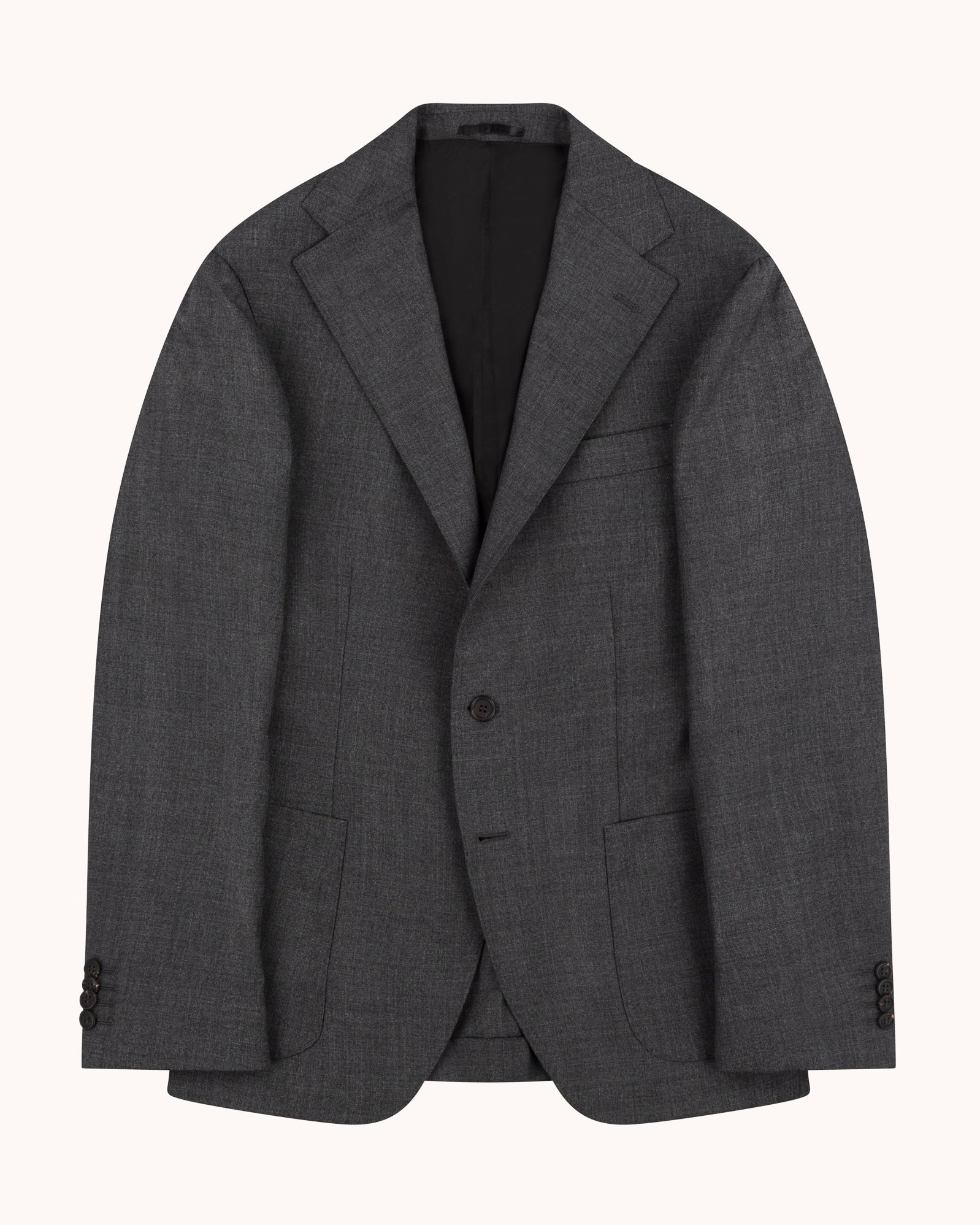 Sport Jacket - Mid Grey High Twist Wool