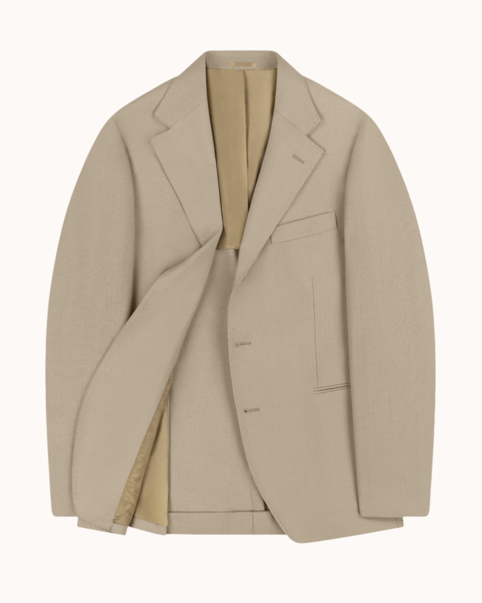 Sport Jacket - Taupe Tropical Wool