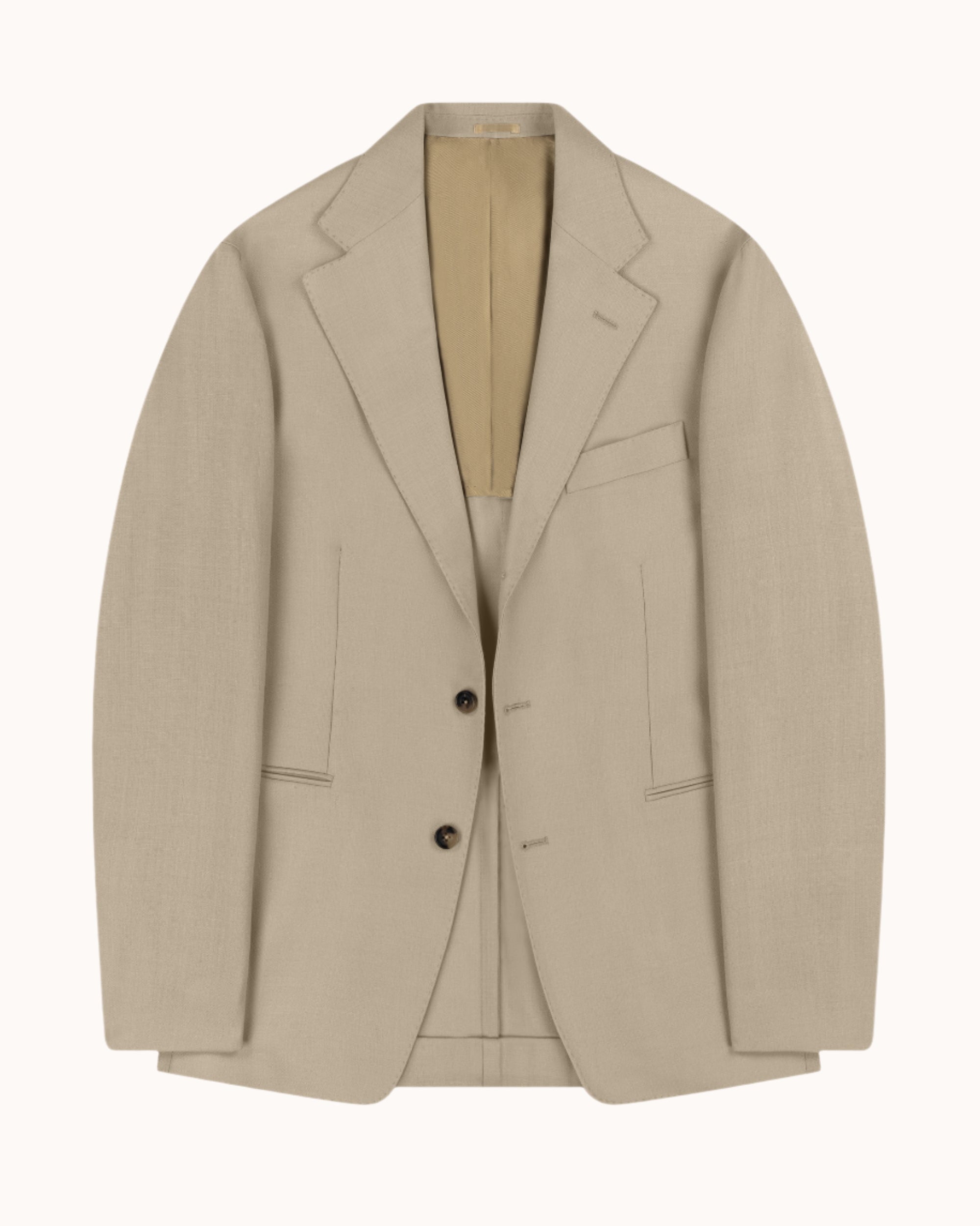 Sport Jacket - Taupe Tropical Wool