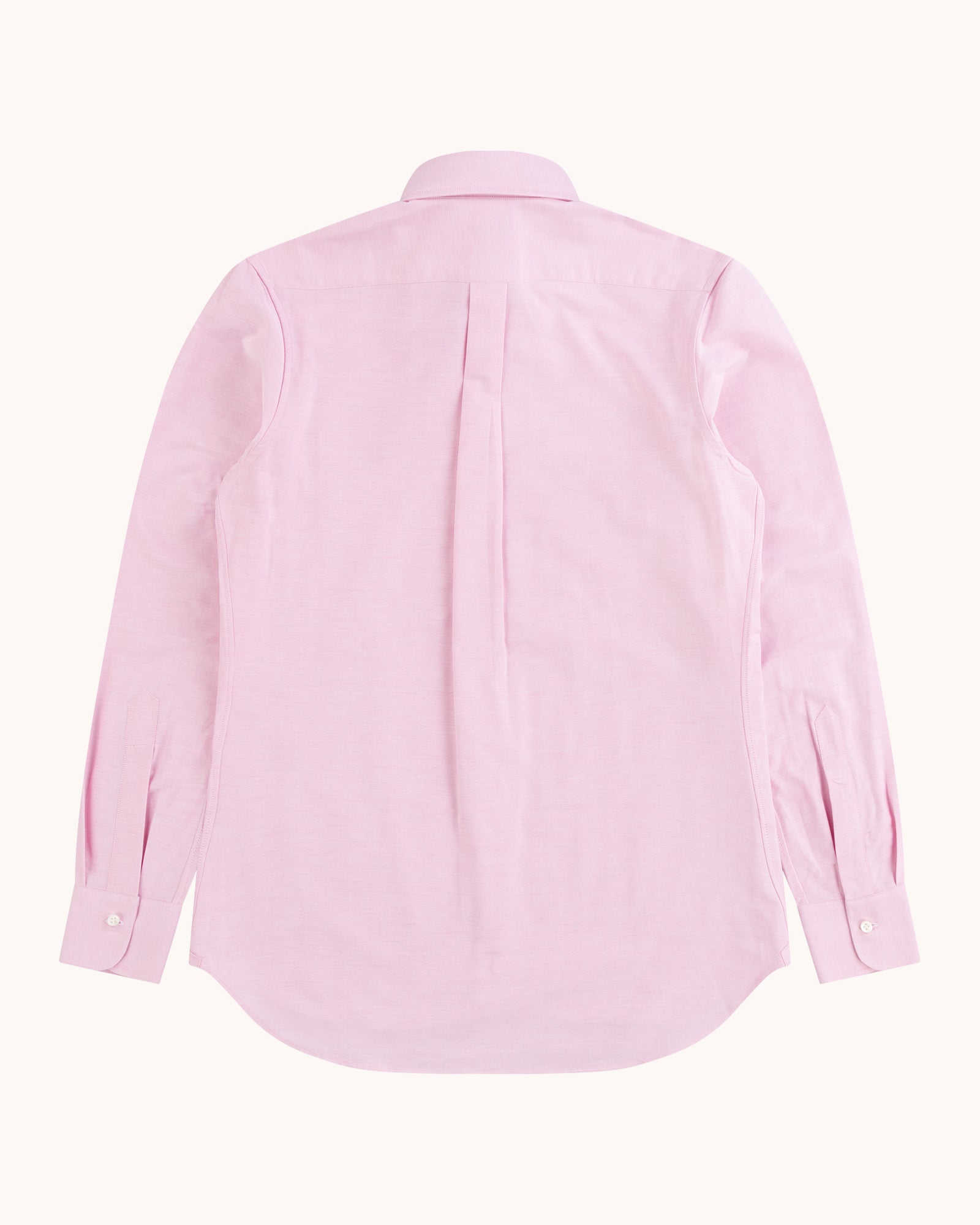 Button Down Collar Shirt - Pink Oxford Cotton