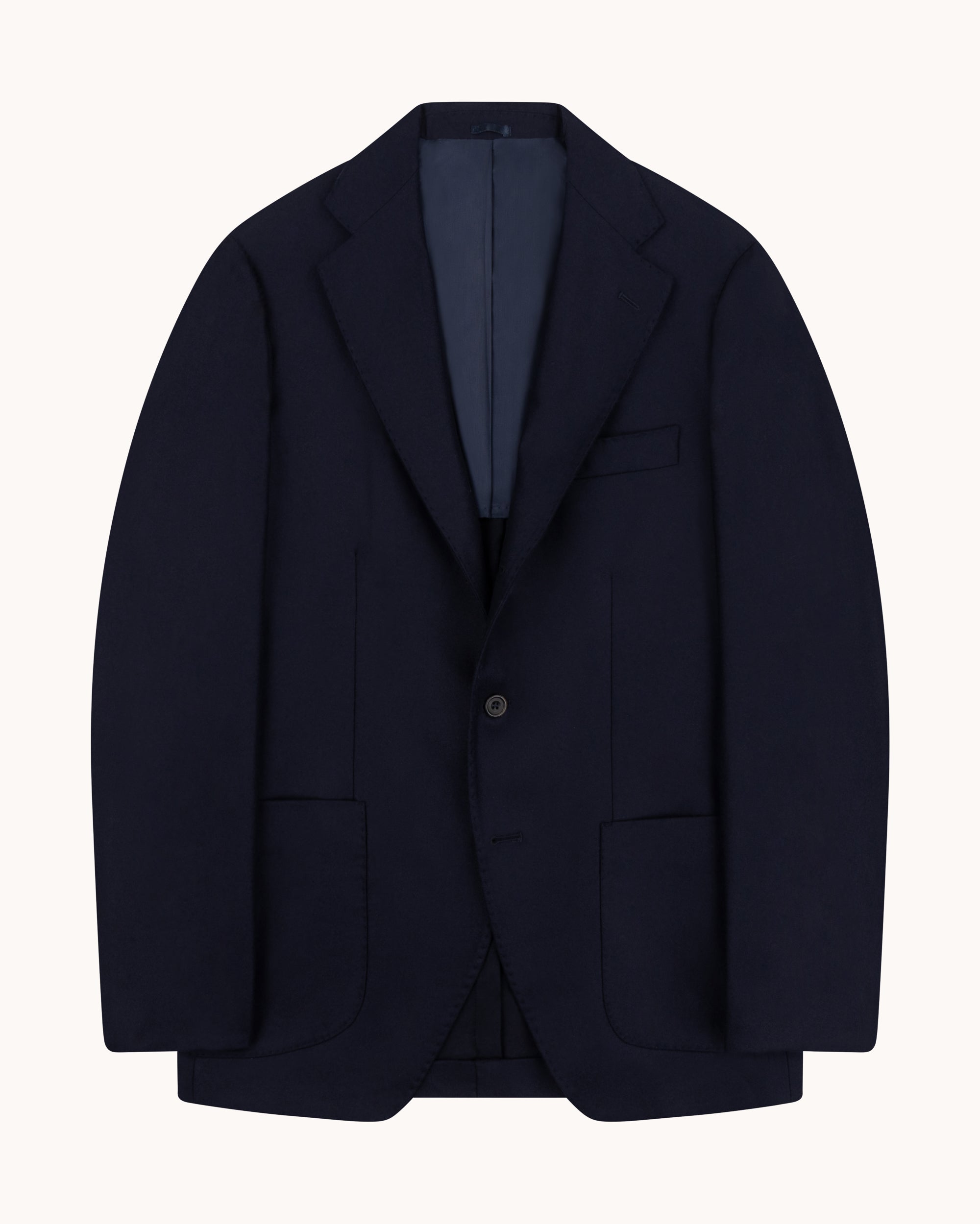 Sport Jacket - Navy Woollen Flannel