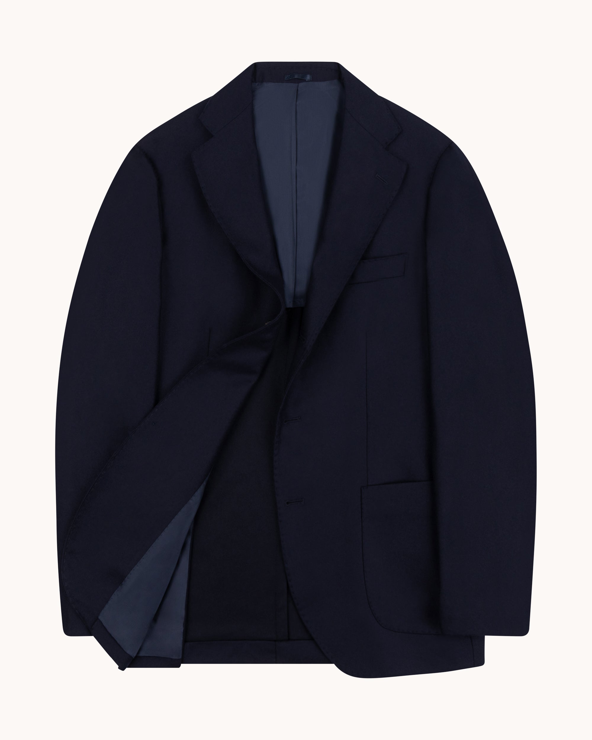 Sport Jacket - Navy Woollen Flannel