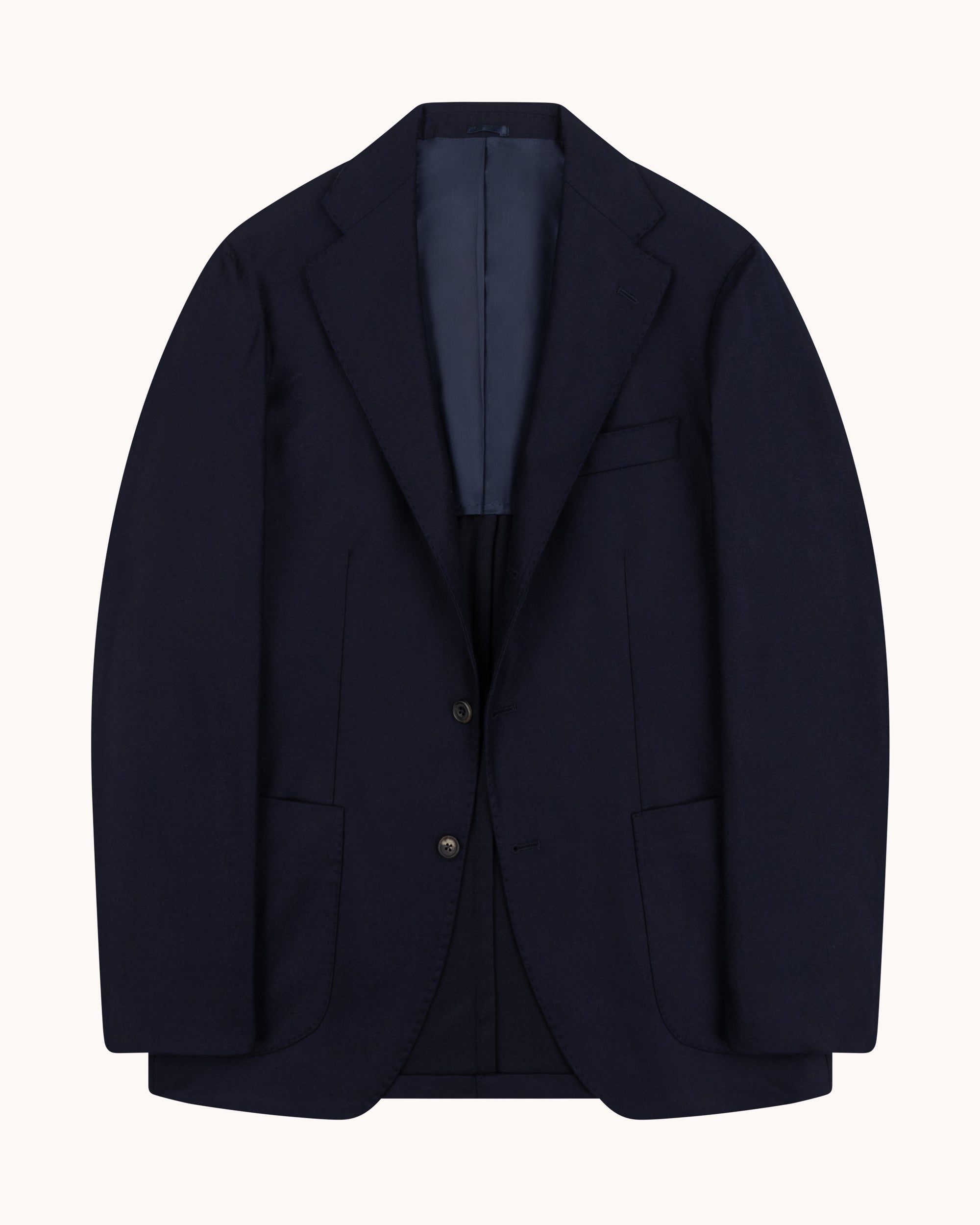 Sport Jacket - Navy Woollen Flannel