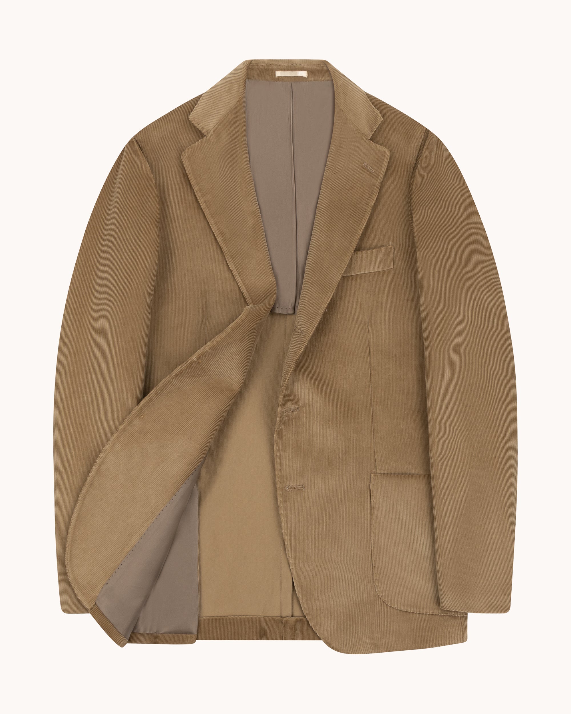 Sport Jacket - Beige Cotton Corduroy