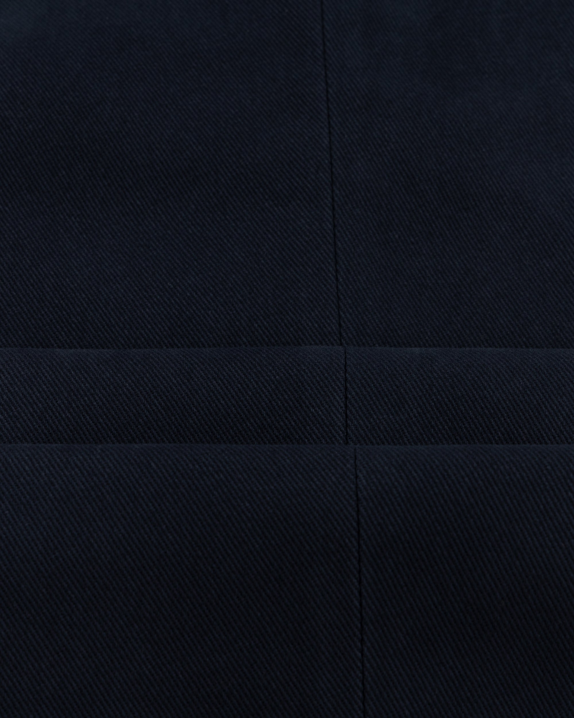 Flat Front Trouser - Navy Cotton Drill