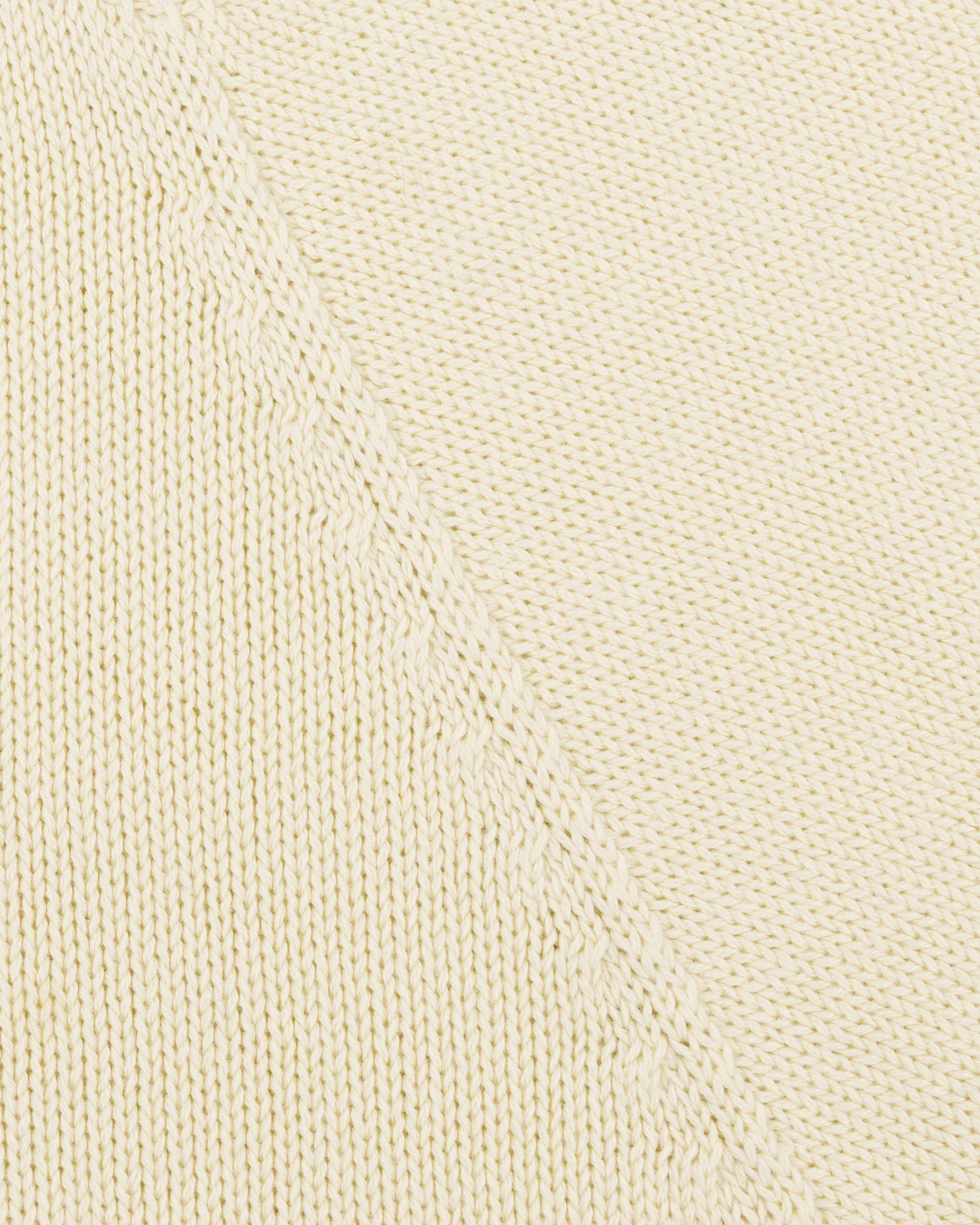 Cotton Crew Neck Sweater - Cream