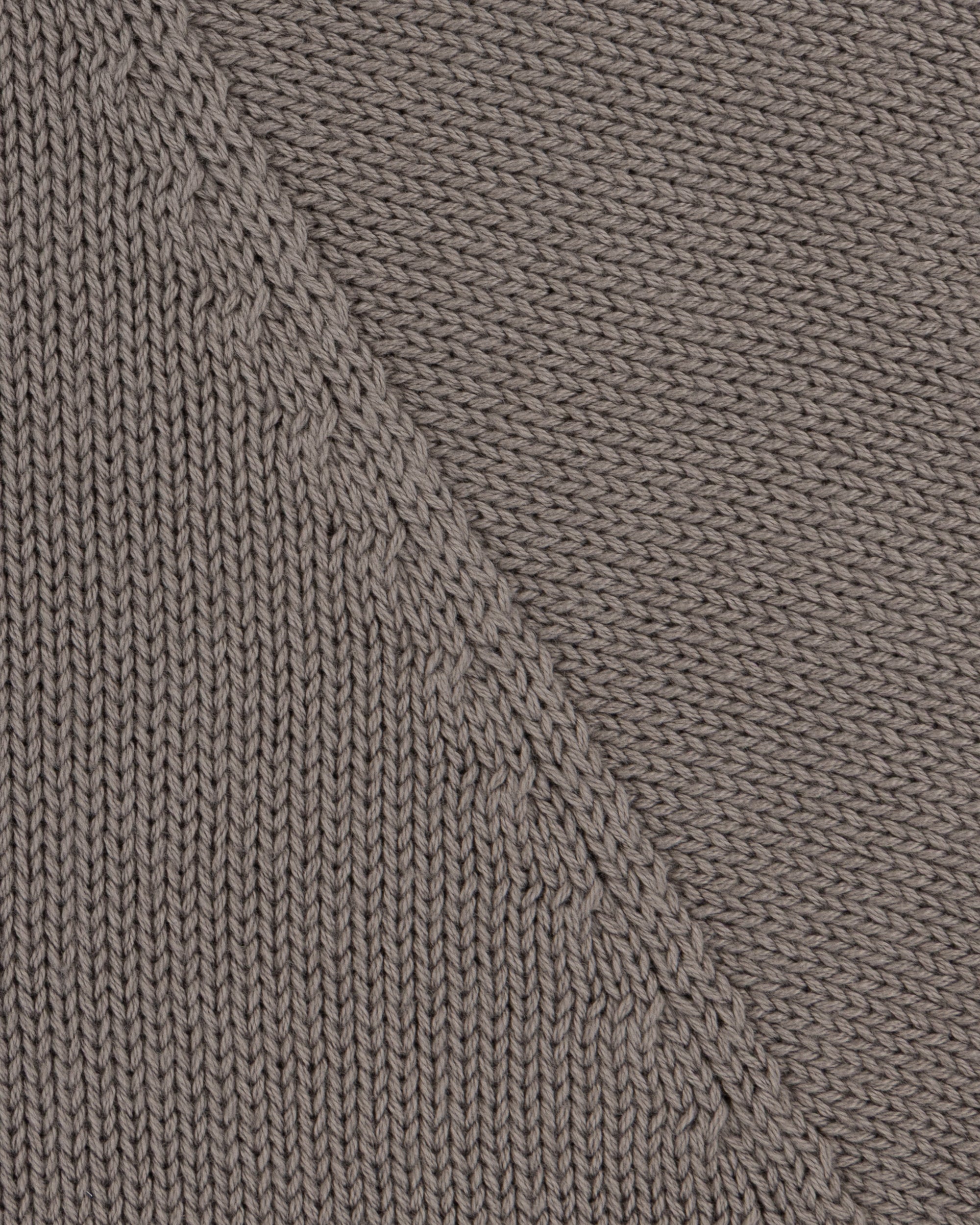Cotton Crew Neck Sweater - Granite