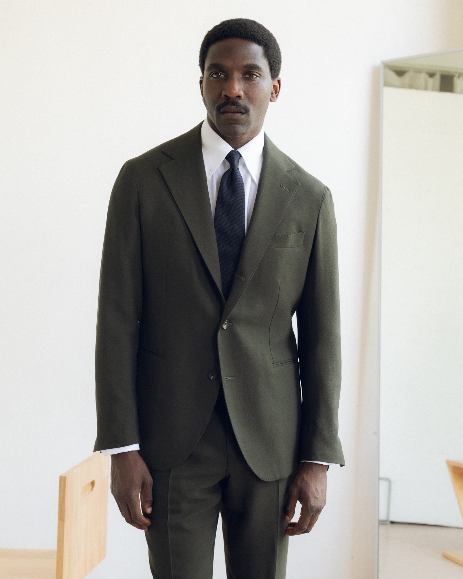 Sport Jacket - Dark Olive Tropical Wool