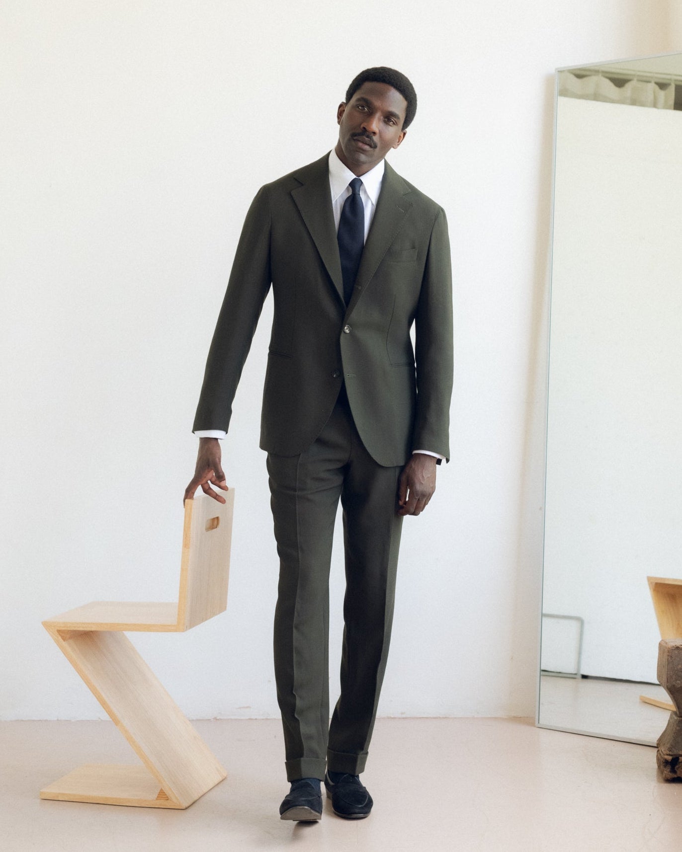 Sport Jacket - Dark Olive Tropical Wool