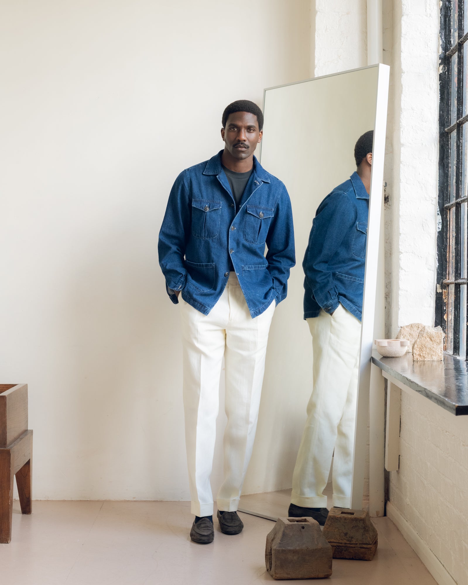 Overshirt - Mid Blue Wash Denim