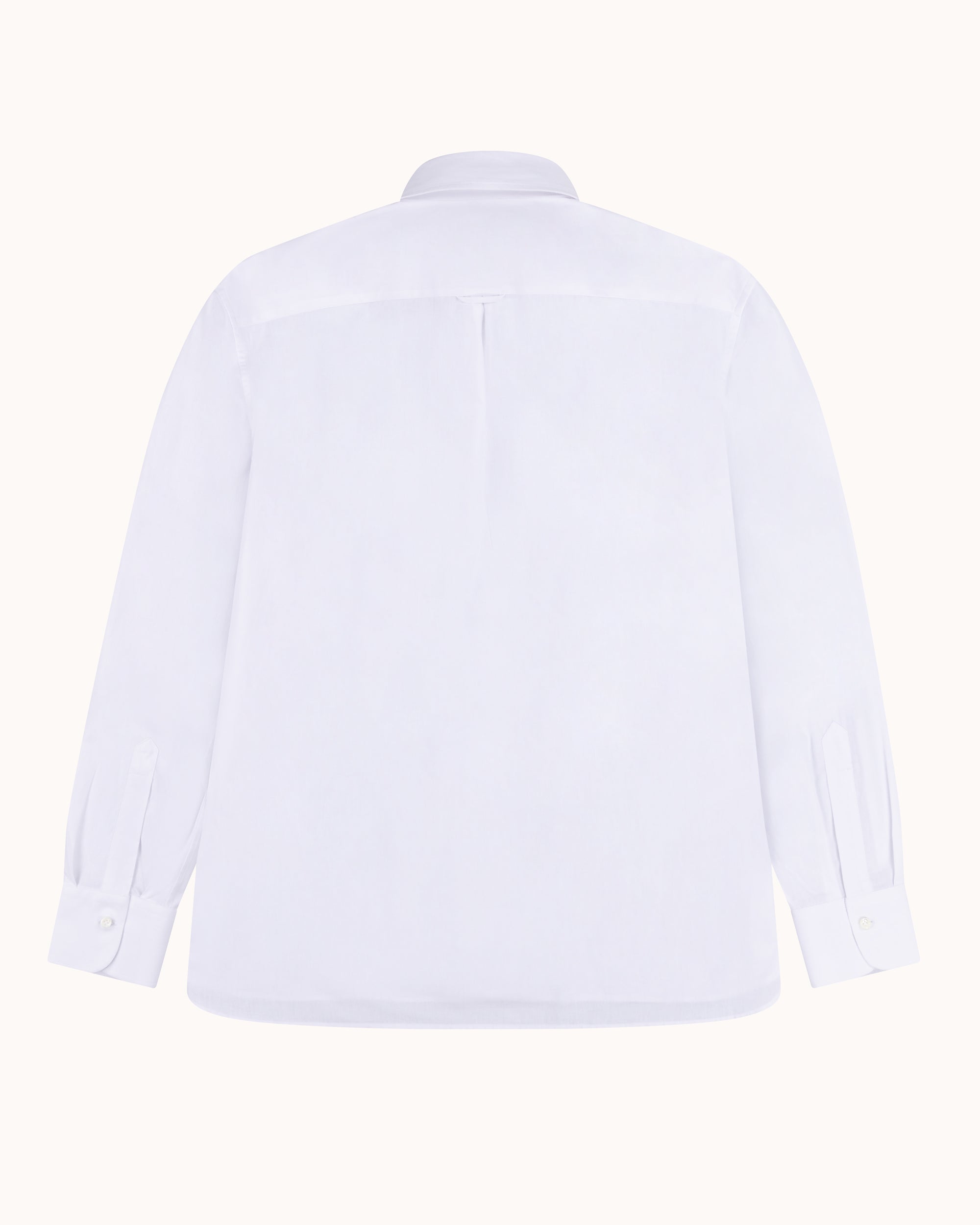 Off-Duty Shirt - White Cotton Linen