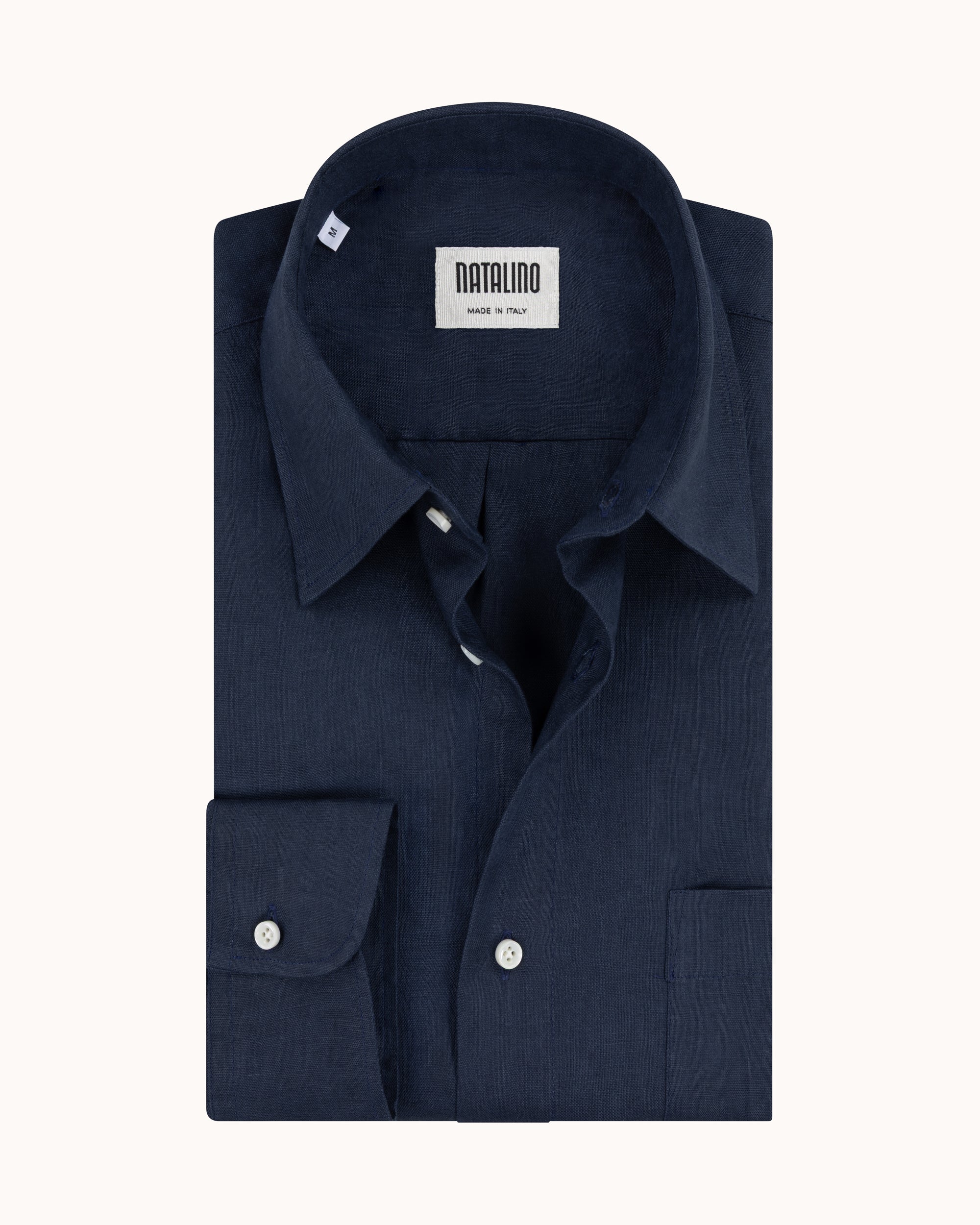 Off-Duty Shirt - Navy Linen
