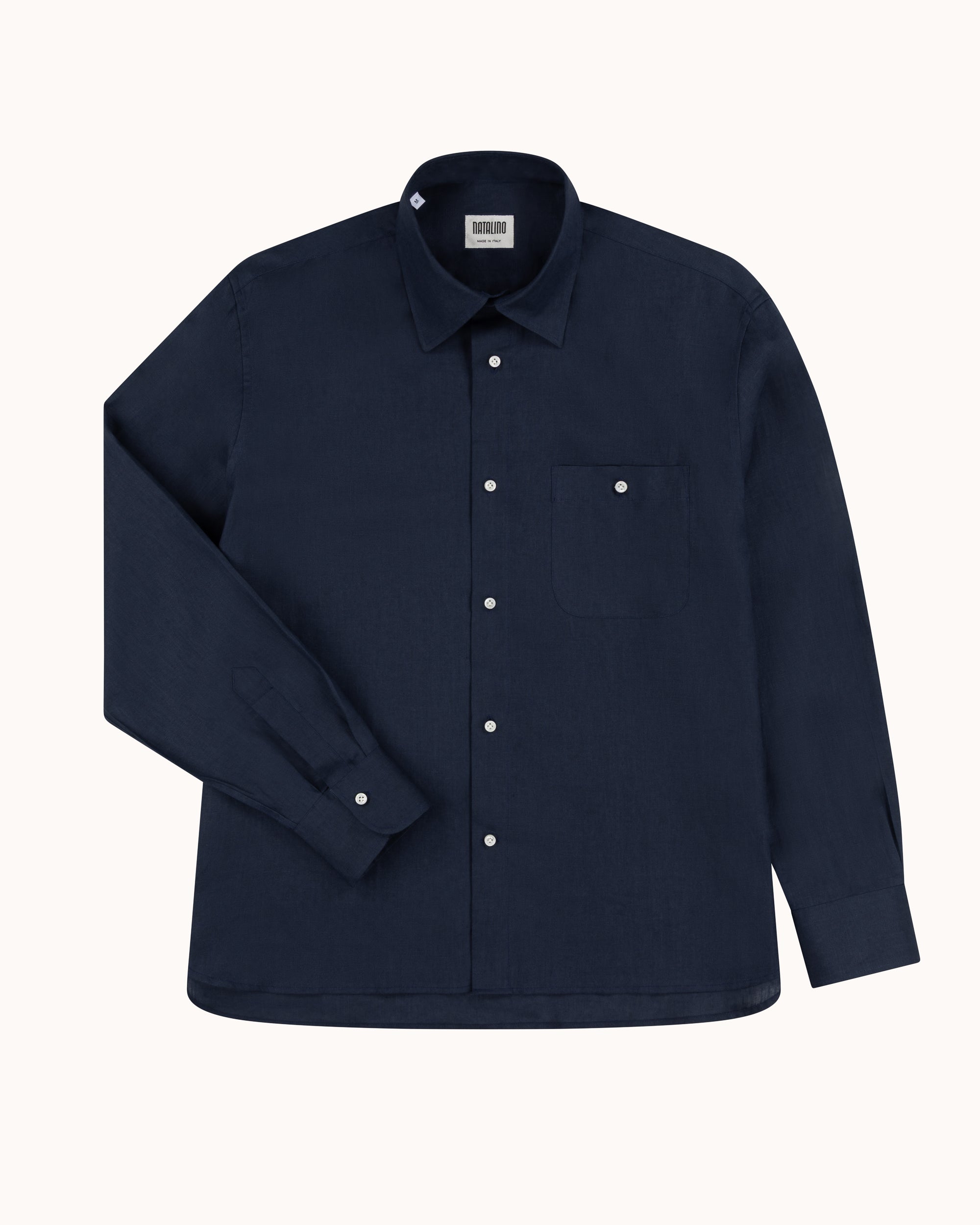 Off-Duty Shirt - Navy Linen