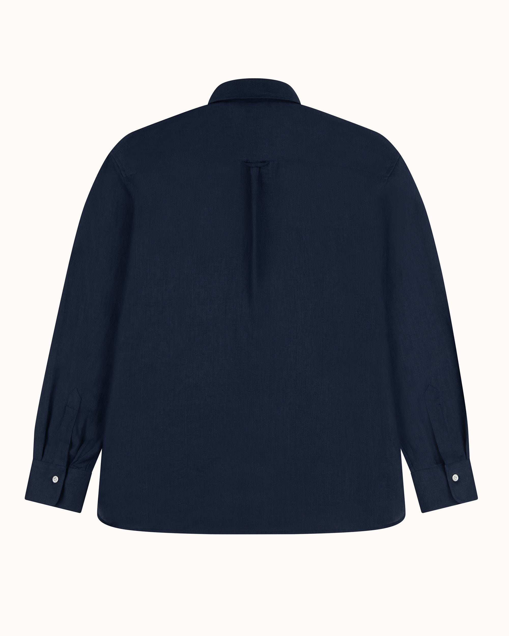 Off-Duty Shirt - Navy Linen