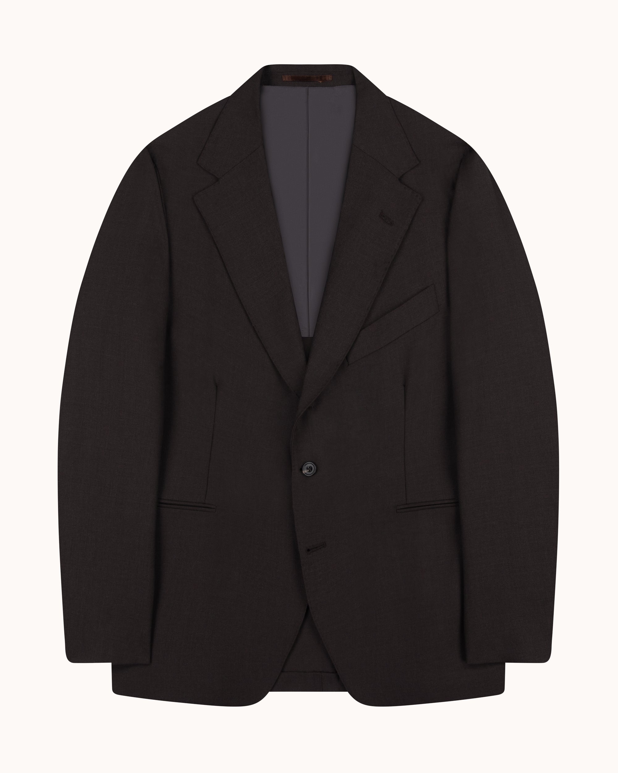 Sport Jacket - Dark Brown Tropical Wool