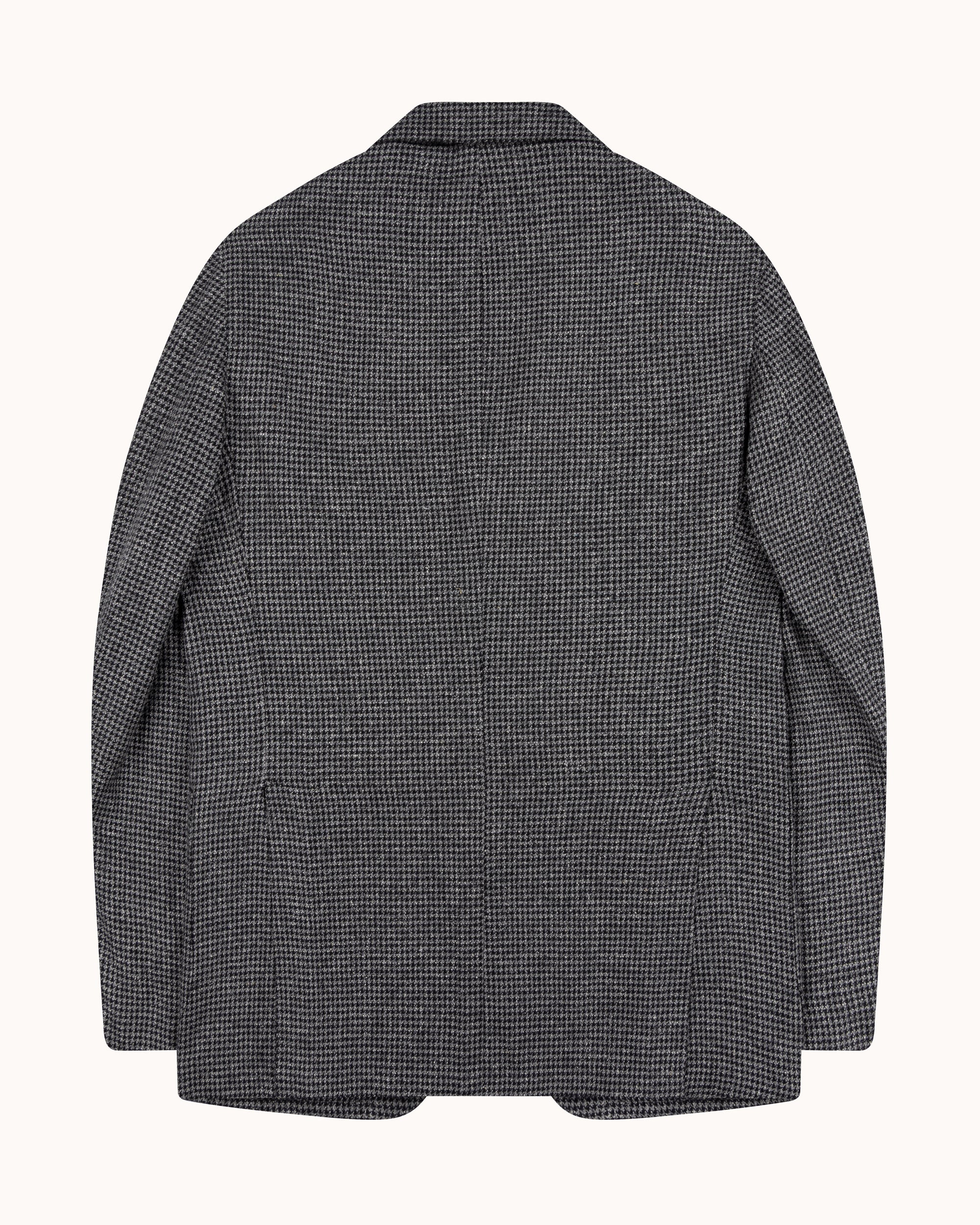 Sport Jacket - Grey Houndstooth Wool