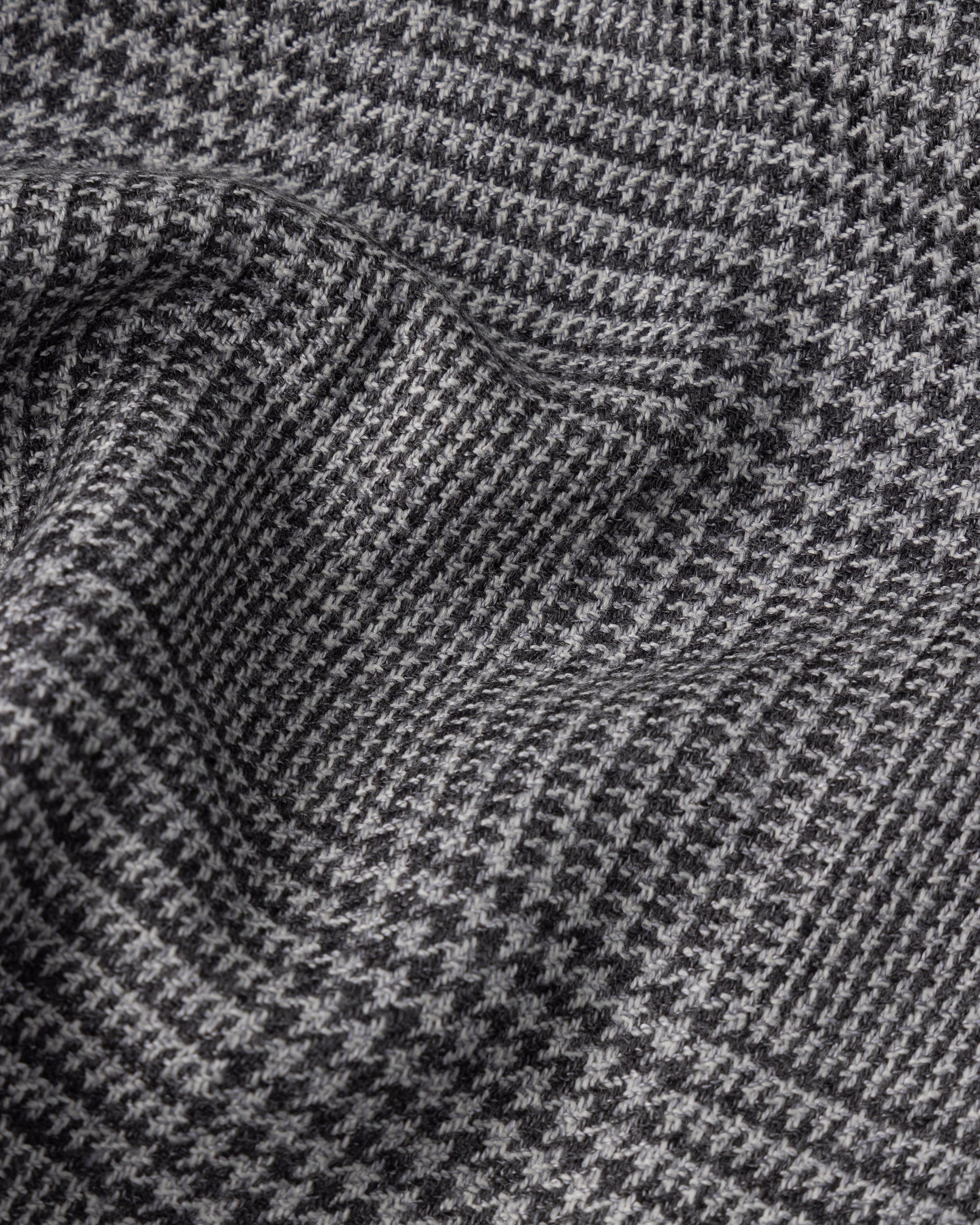 Sport Jacket - Grey Glen Check Wool Linen