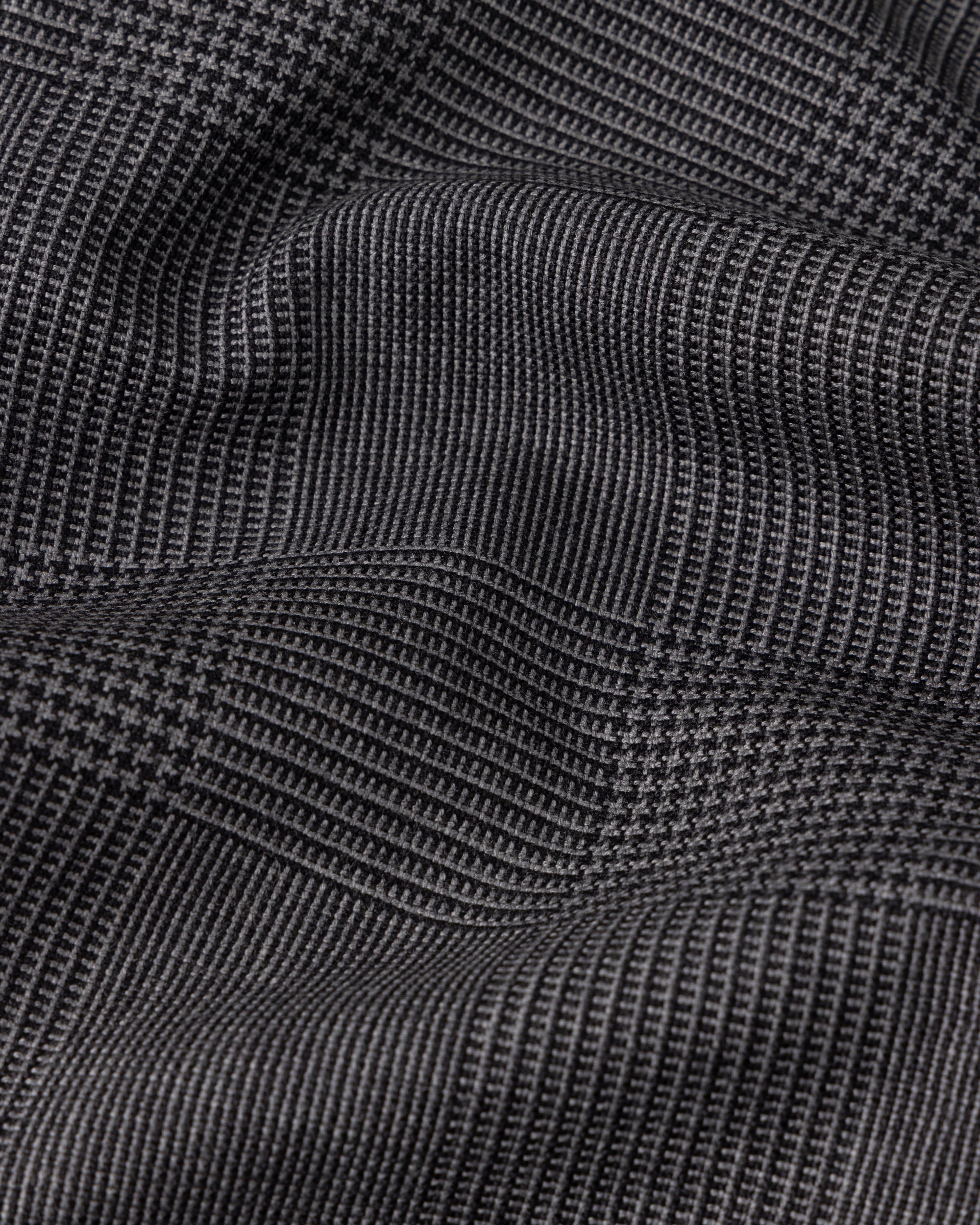 Sport Jacket - Grey Glen Check High Twist Merino Wool