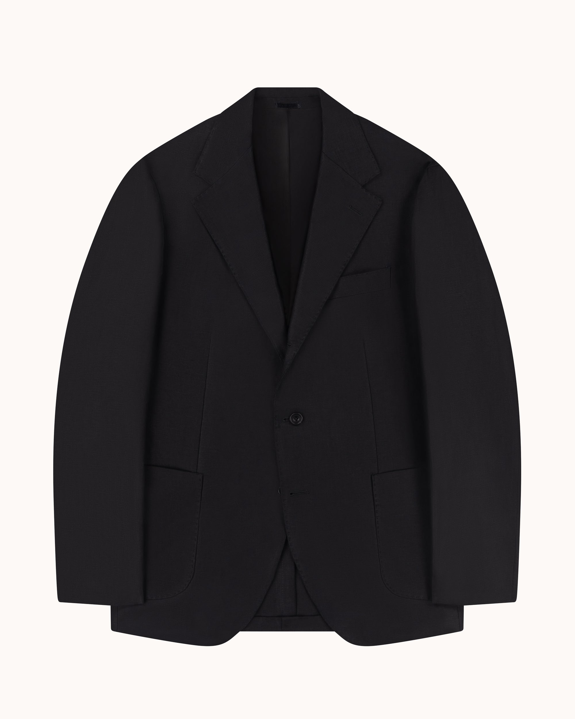 Sport Jacket - Black Linen