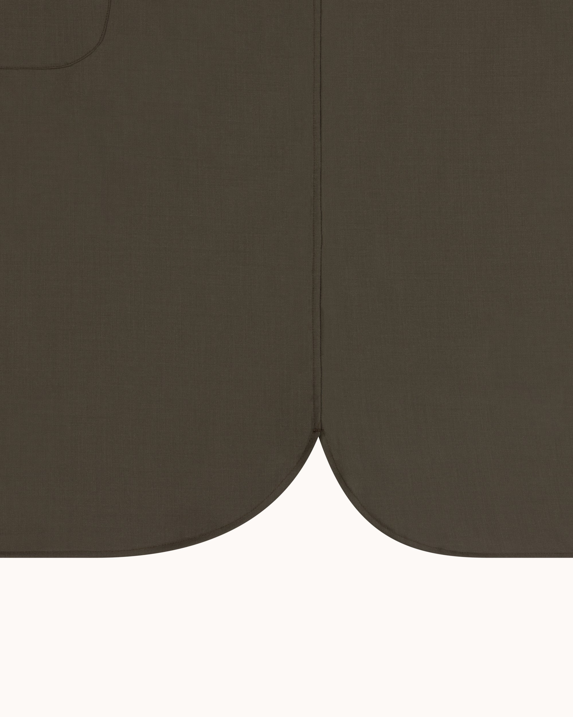 Off-Duty Shirt - Military Green Wool