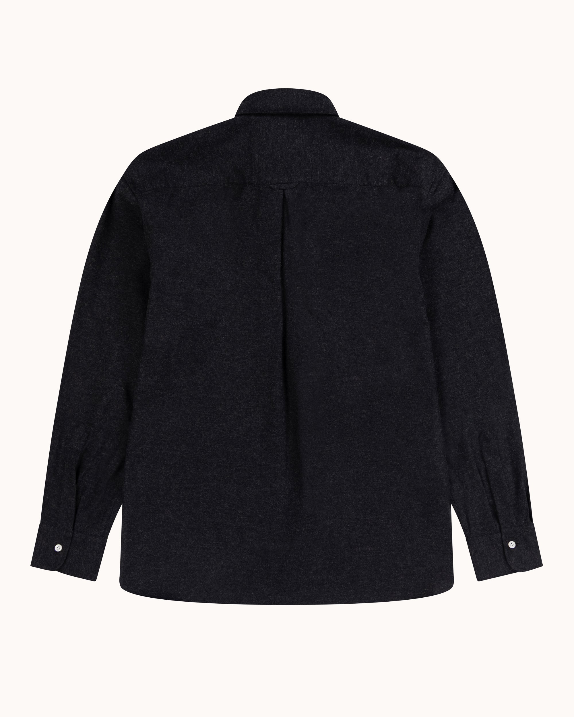Off-Duty Shirt - Charcoal Cotton Cashmere