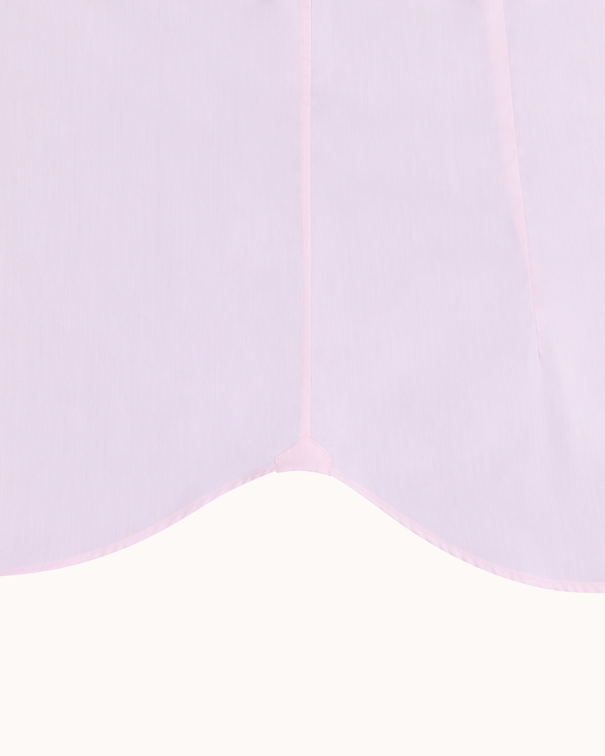 Point Collar Shirt - Pink Cotton Poplin