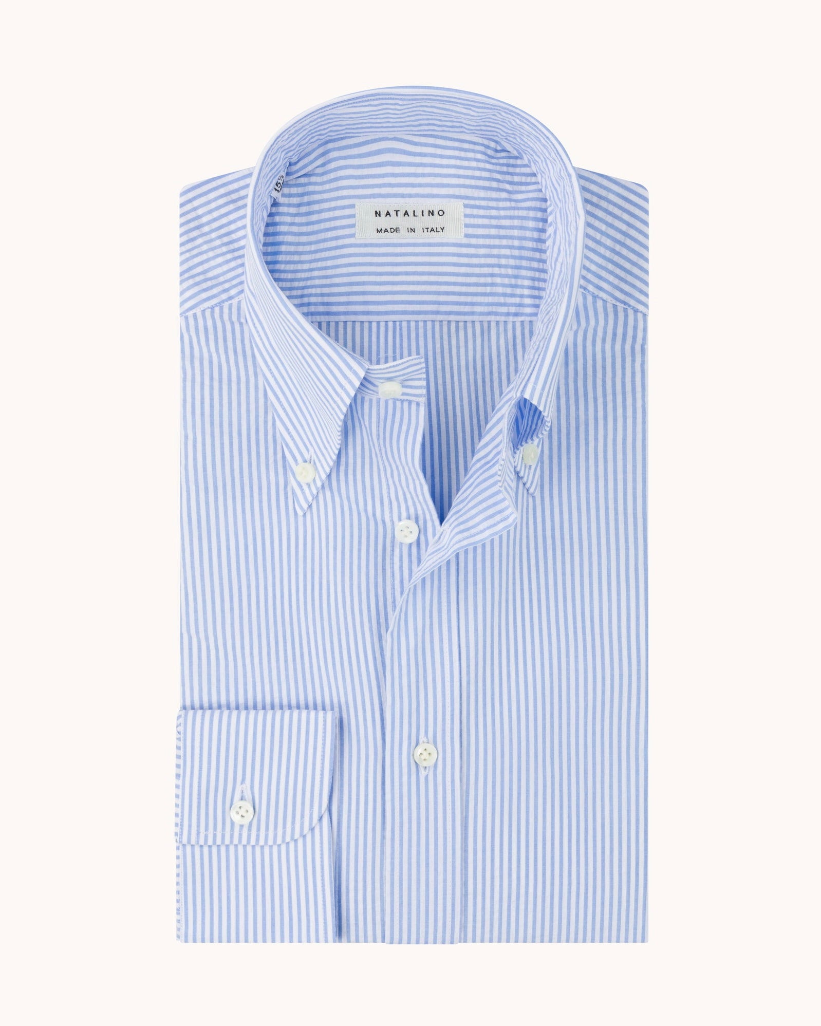 Blue Striped Shirt - Made in Italy