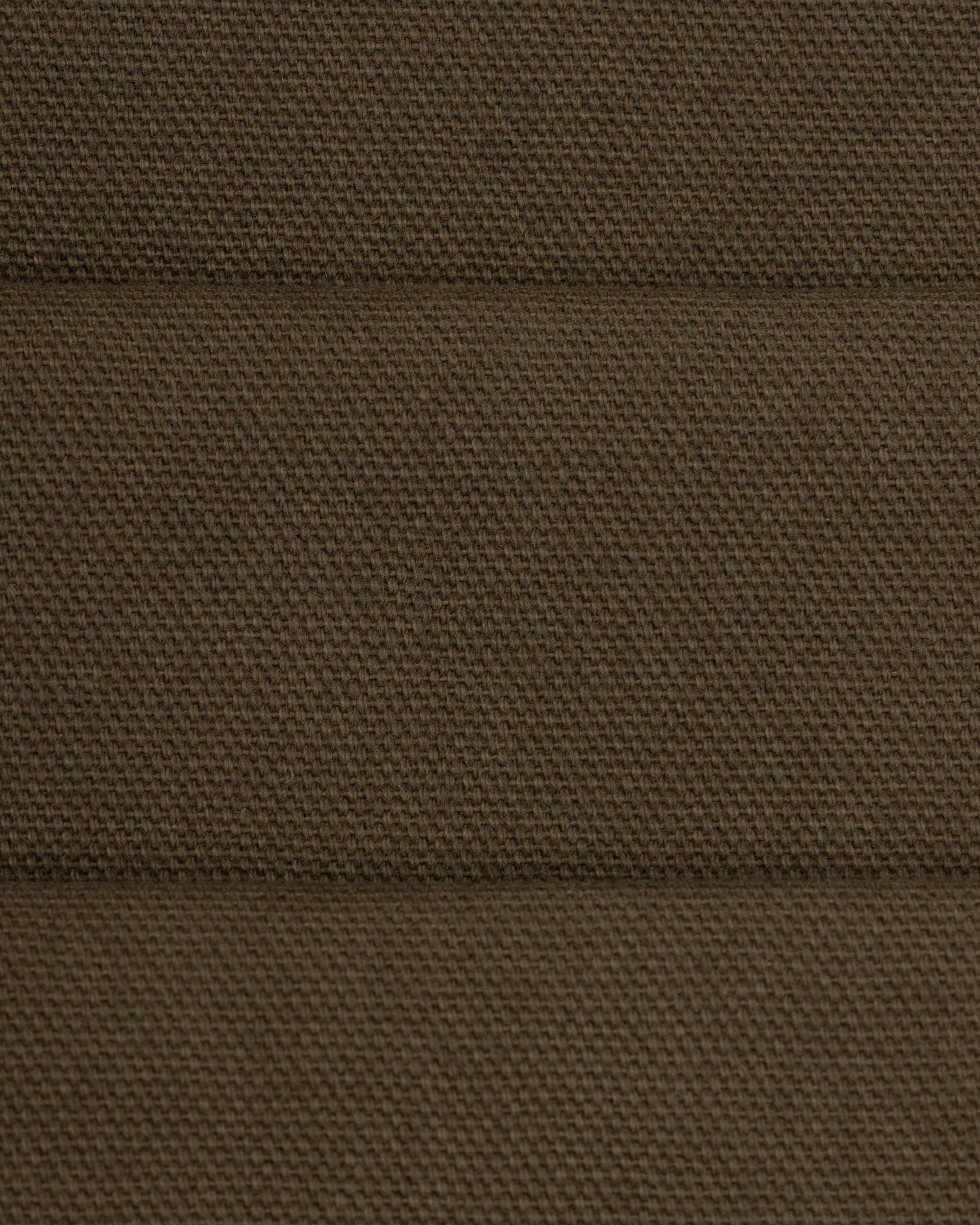 Relaxed Single Pleat Trouser - Khaki Cotton Canvas