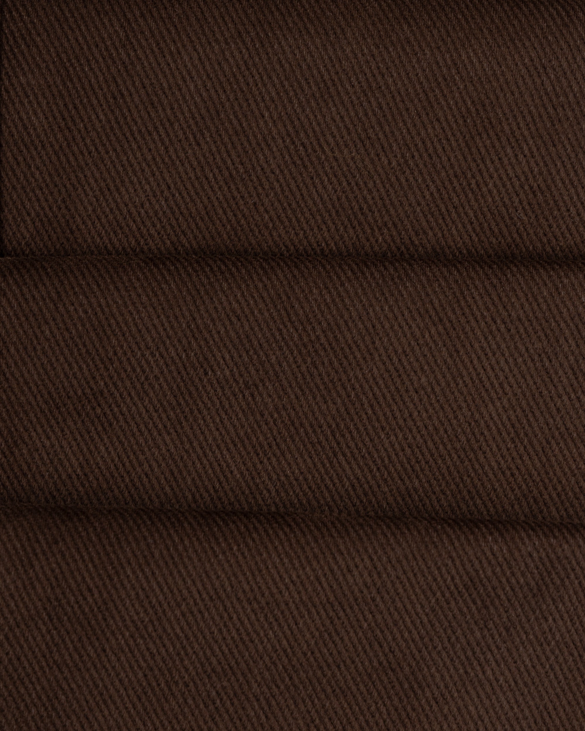 Relaxed Single Pleat Trouser - Brown Cotton Drill