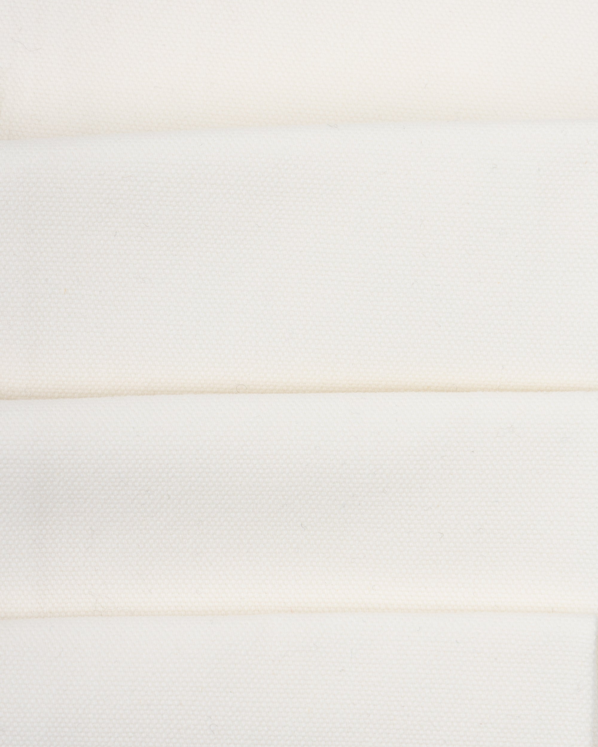 Relaxed Single Pleat Trouser - Off-White Cotton Canvas