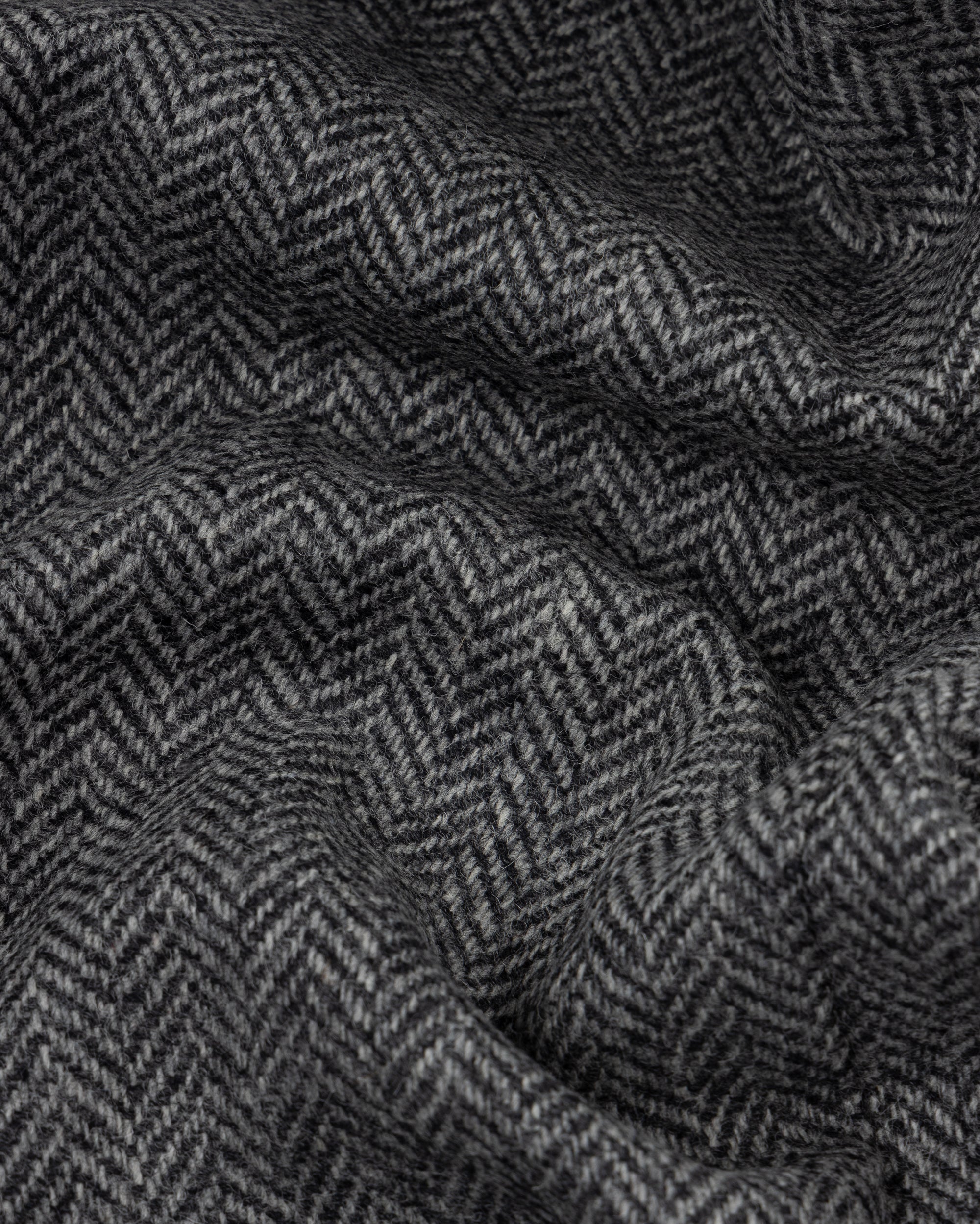 Sport Jacket - Grey Herringbone Wool
