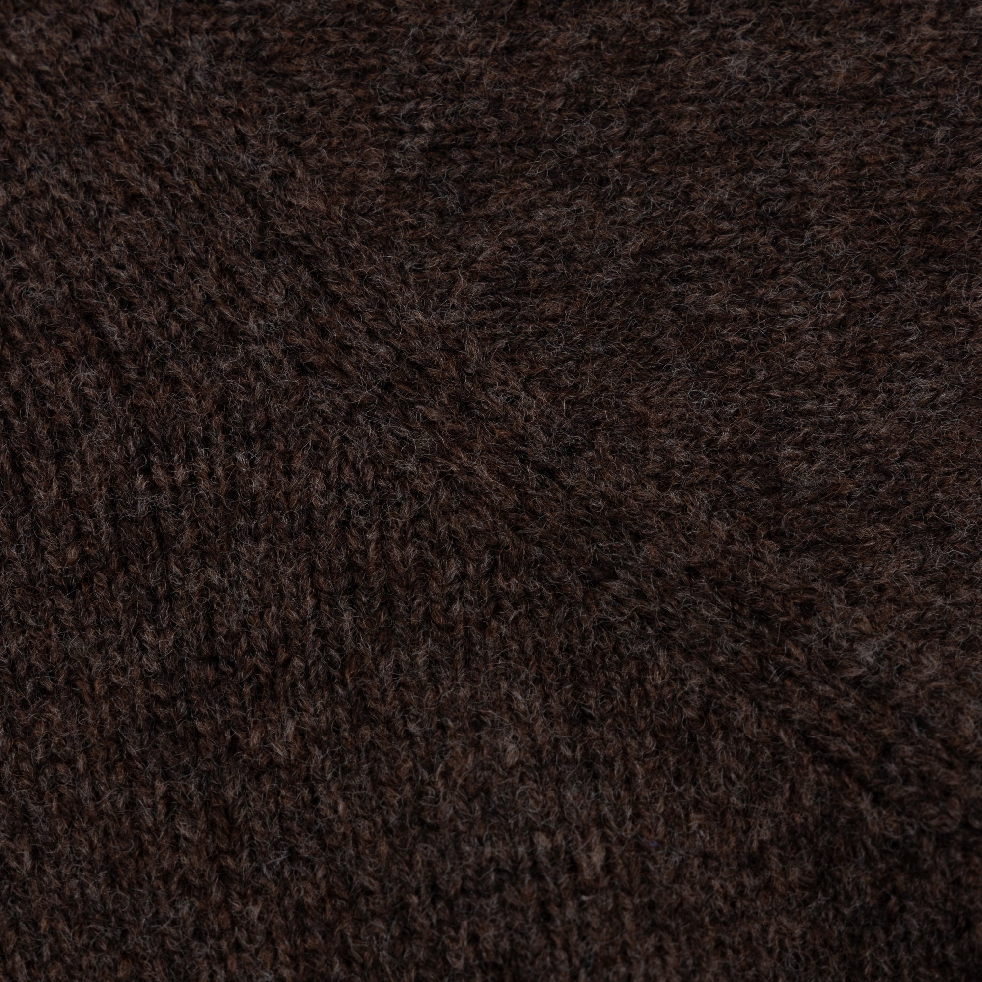 Lambswool Crew Neck Sweater - Brown