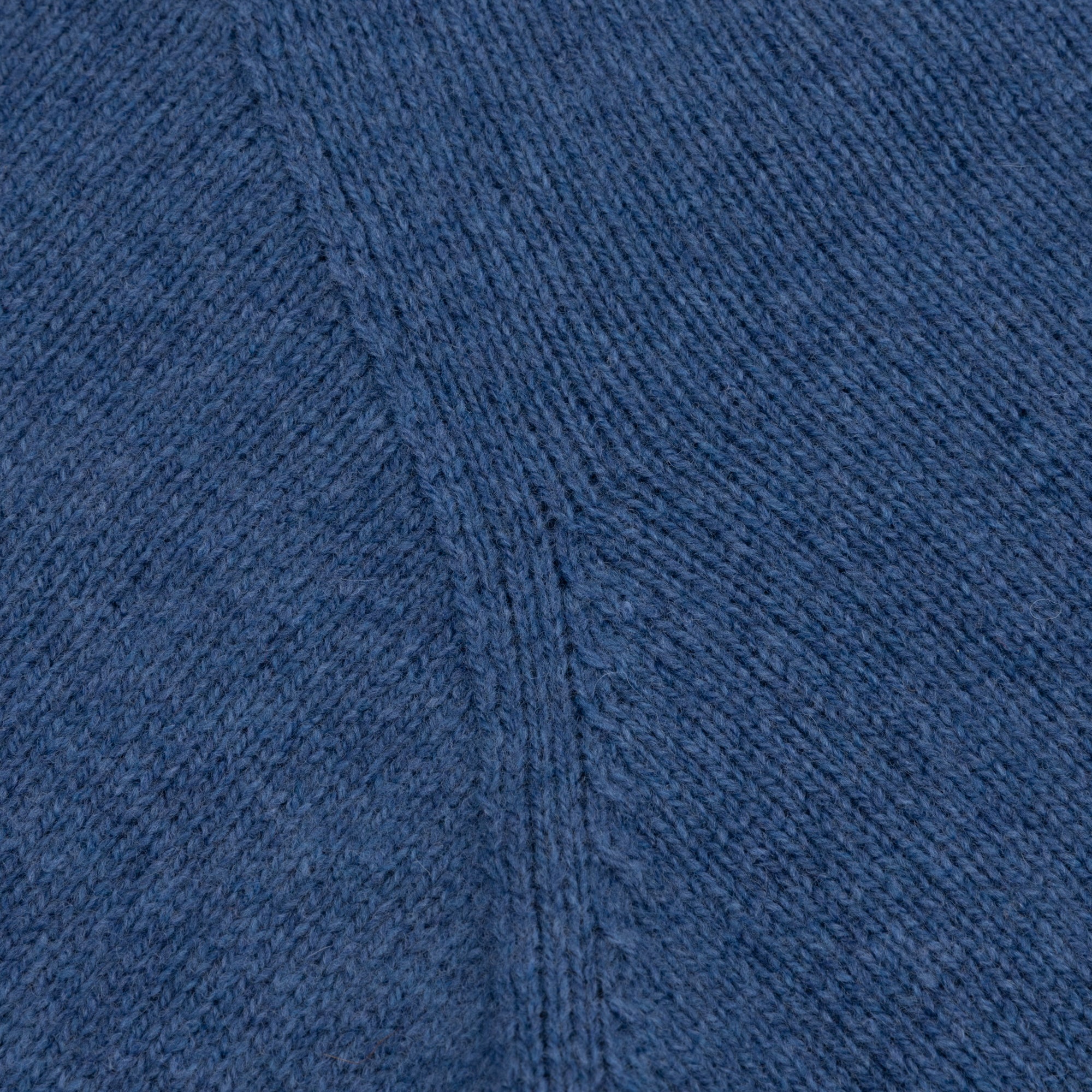 Lambswool Roll Neck Sweater - Denim