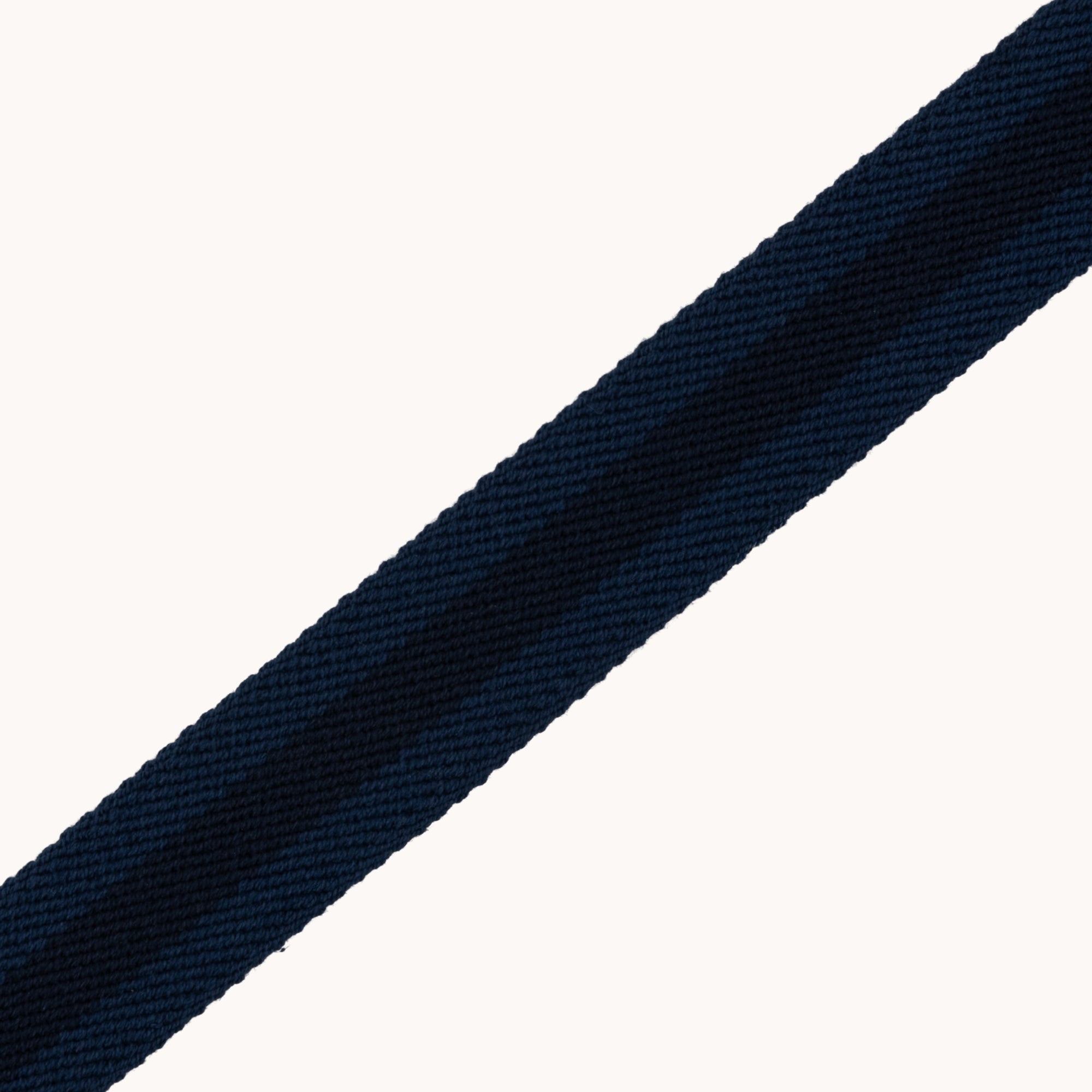 Webbed Canvas Suede Belt - Dark Blue / Navy